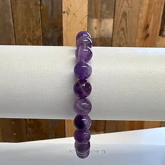 Amethyst Bead Bracelet