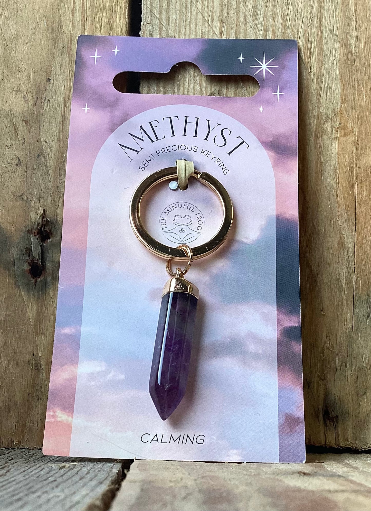 Semi Precious Crystal Key Rings