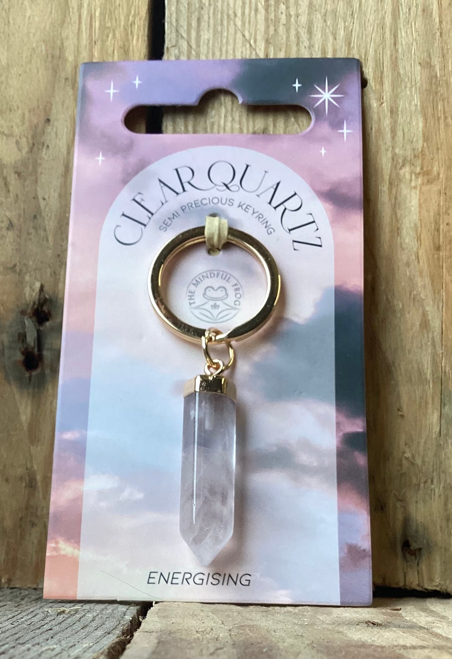 Semi Precious Crystal Key Rings