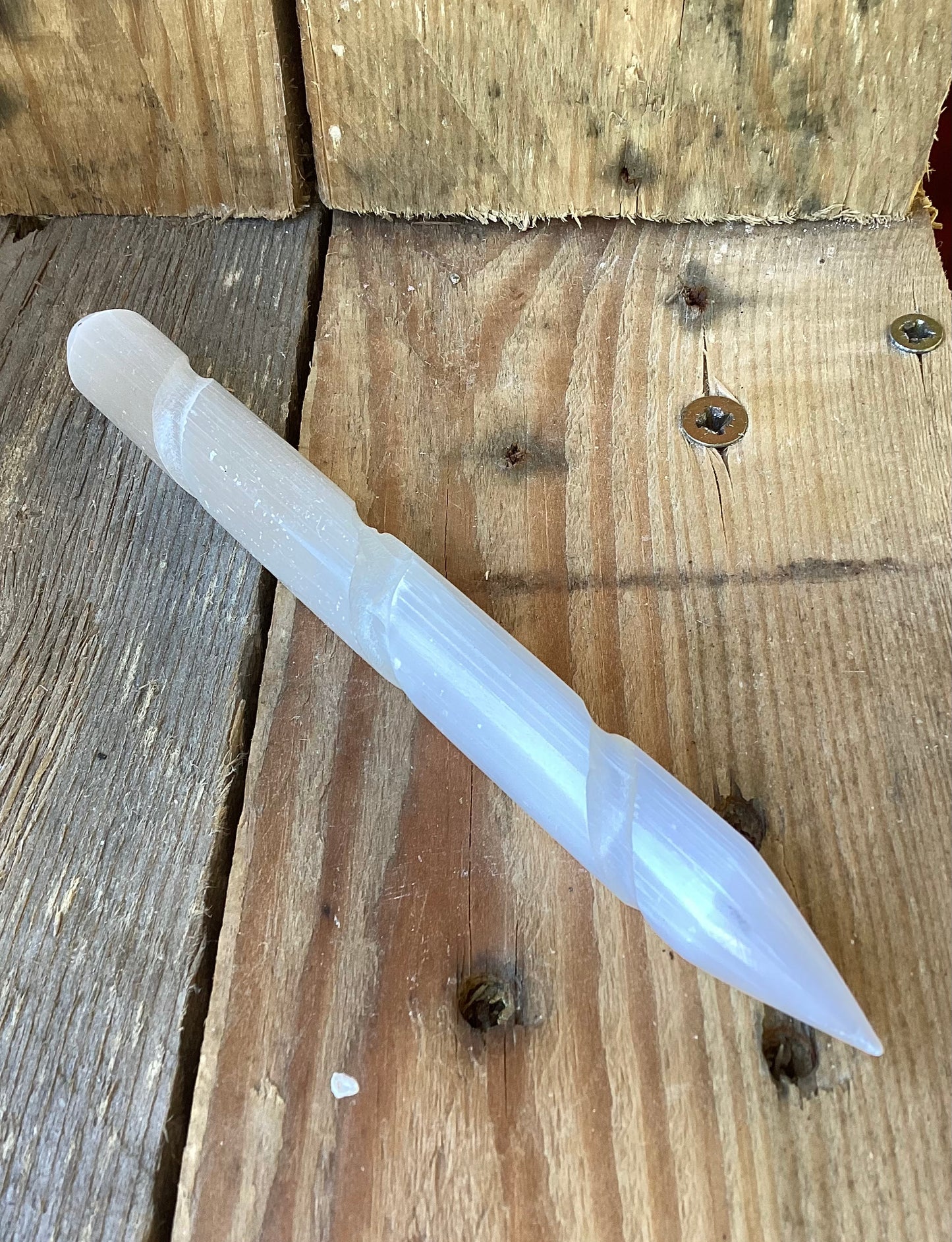 Selenite Wand