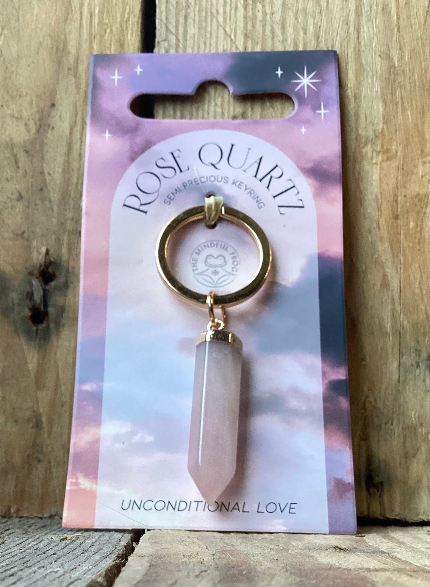 Semi Precious Crystal Key Rings