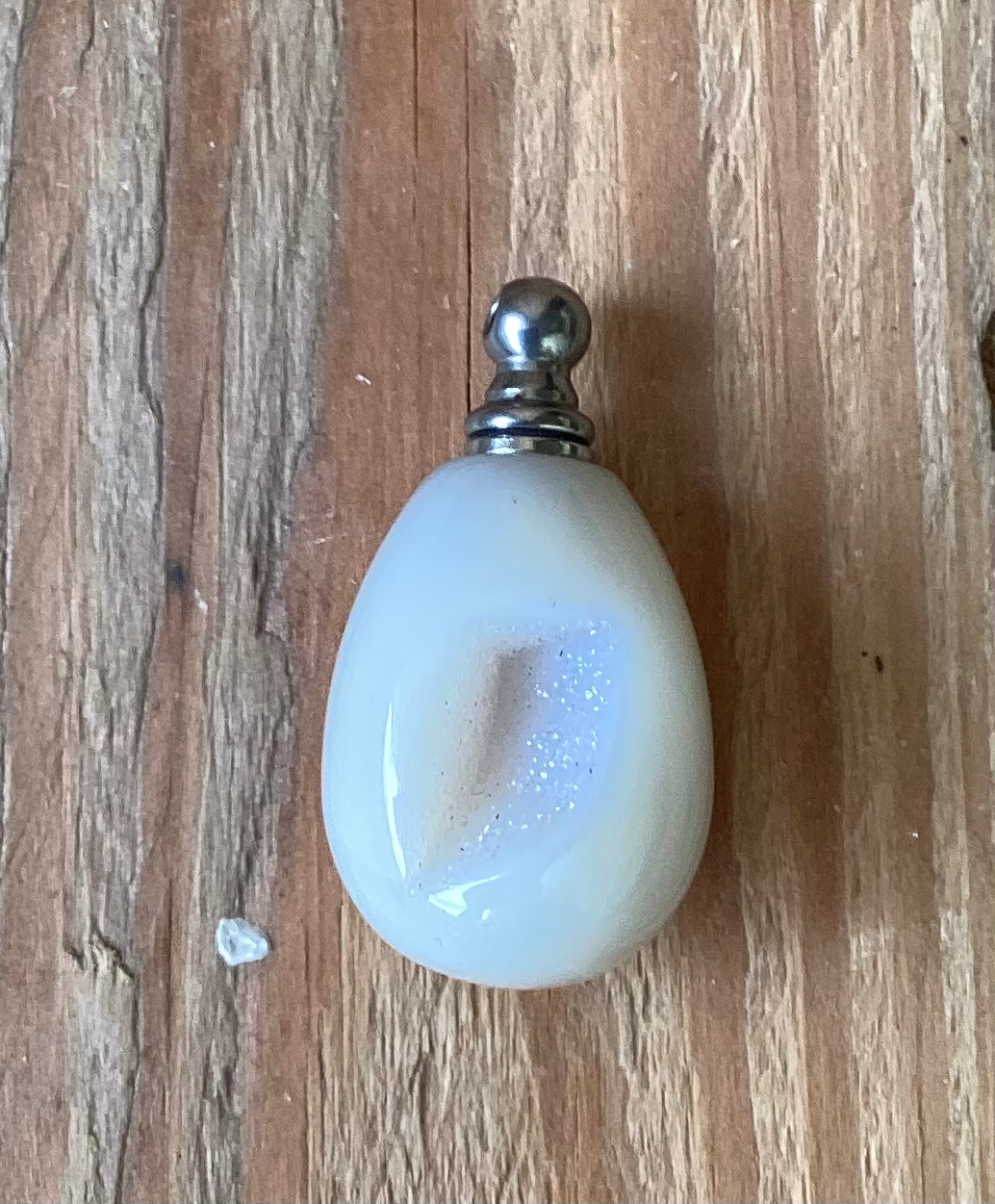 Druzy Agate Mini Perfume Bottle