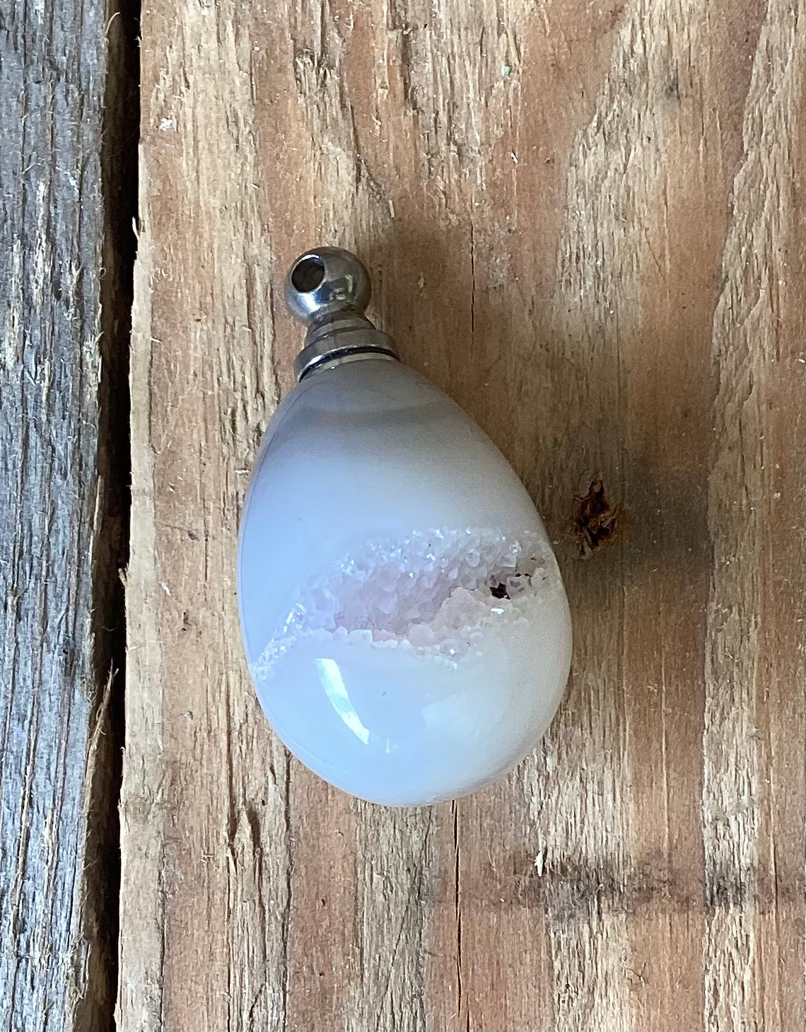 Druzy Agate Mini Perfume Bottle