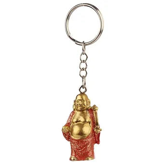 Lucky Buddha Glitter Keyring