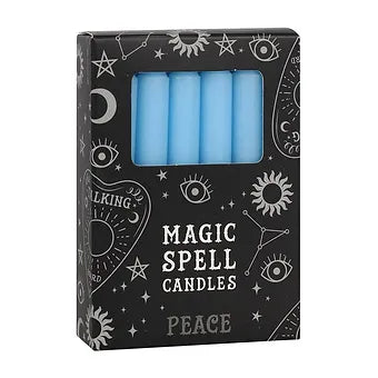 Light Blue Spell Candle